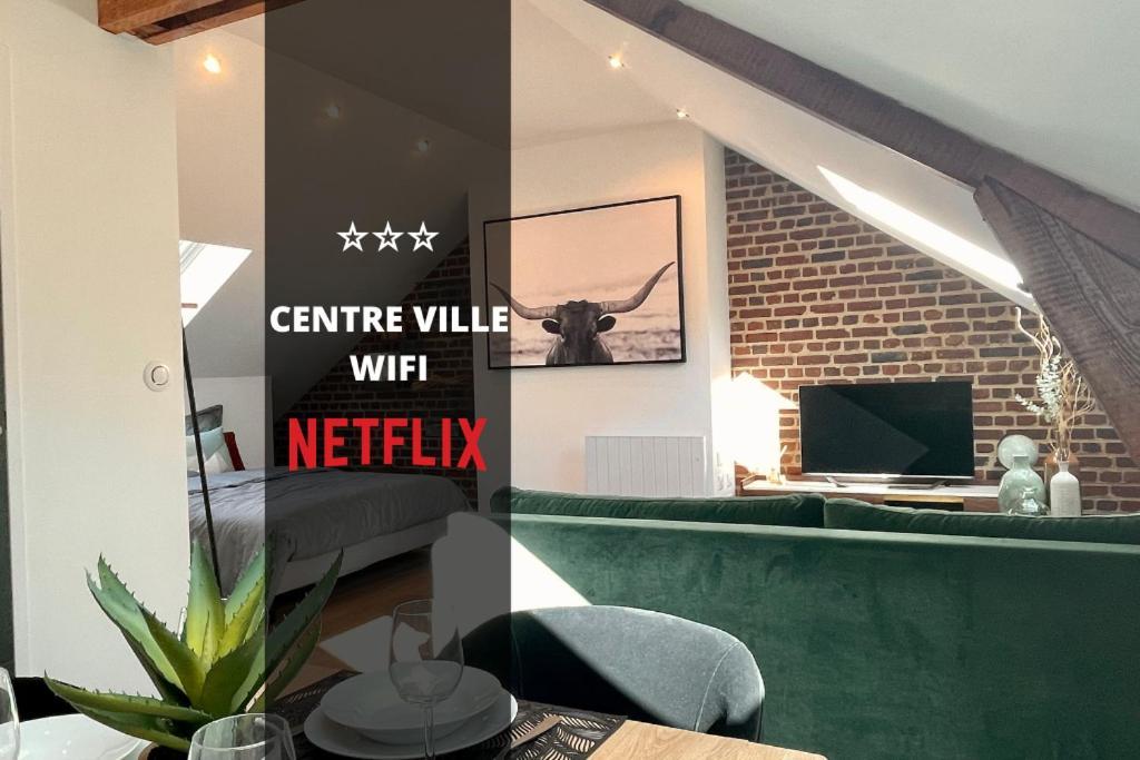 Downtown Loft - Centre Ville - Wifi - Netflix Amiens Kültér fotó