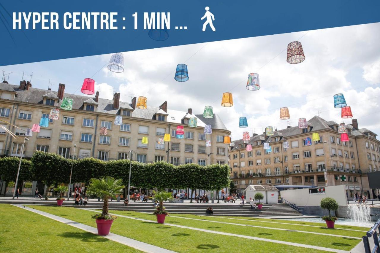 Downtown Loft - Centre Ville - Wifi - Netflix Amiens Kültér fotó