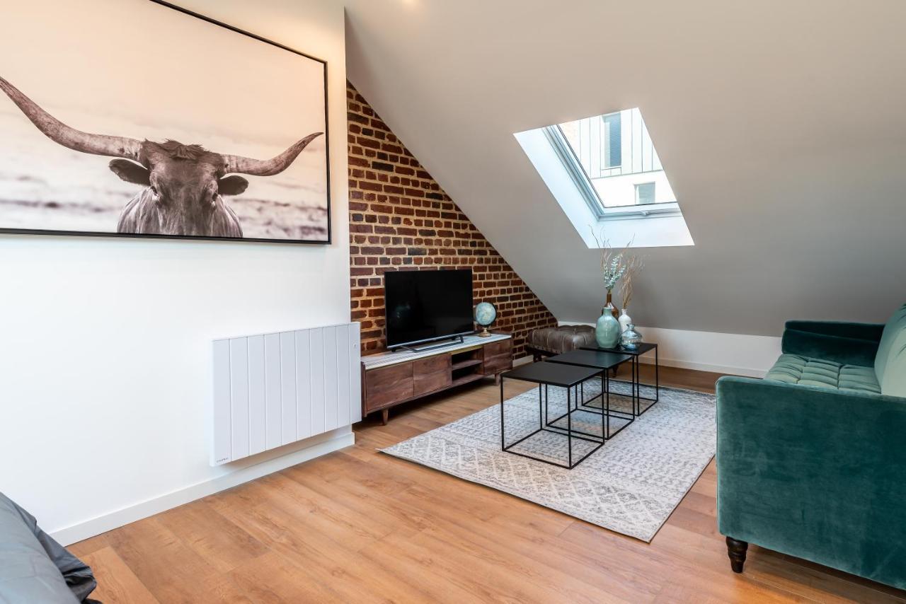 Downtown Loft - Centre Ville - Wifi - Netflix Amiens Kültér fotó